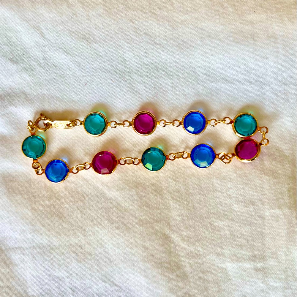 Vintage Swarovski Chiclet Bracelet